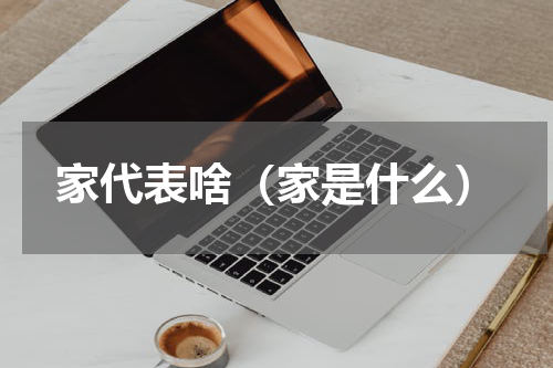 家代表啥（家是什么）