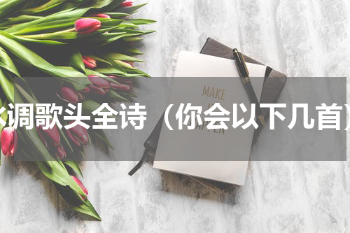 水调歌头全诗（你会以下几首）