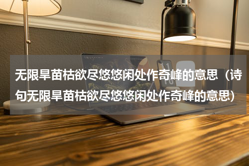 无限旱苗枯欲尽悠悠闲处作奇峰的意思（诗句无限旱苗枯欲尽悠悠闲处作奇峰的意思）