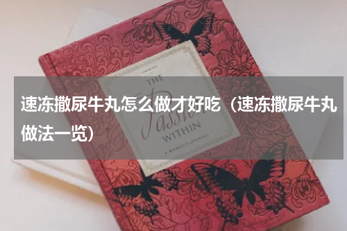 速冻撒尿牛丸怎么做才好吃（速冻撒尿牛丸做法一览）