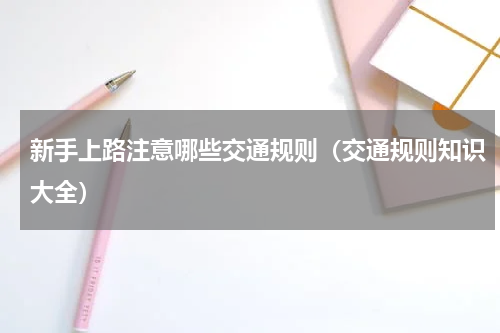 新手上路注意哪些交通规则（交通规则知识大全）