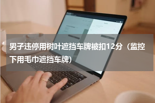 男子违停用树叶遮挡车牌被扣12分（监控下用毛巾遮挡车牌）