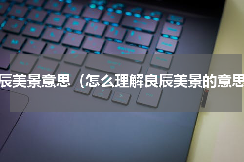 良辰美景意思（怎么理解良辰美景的意思）