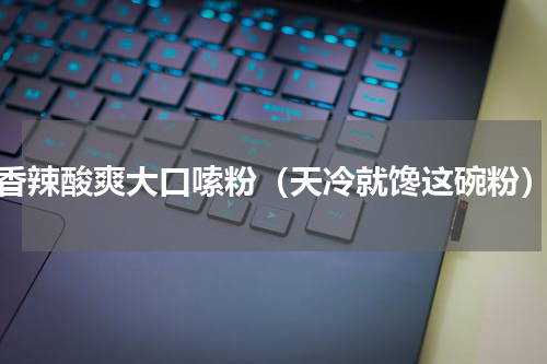 香辣酸爽大口嗦粉（天冷就馋这碗粉）