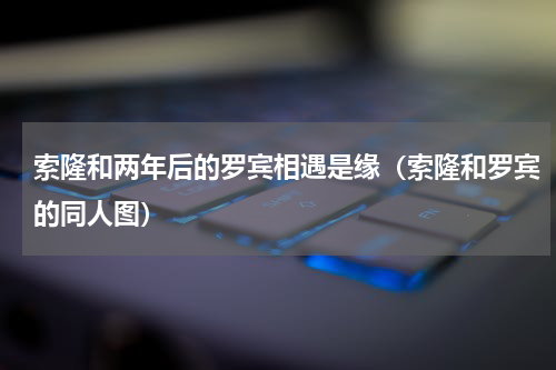 索隆和两年后的罗宾相遇是缘（索隆和罗宾的同人图）