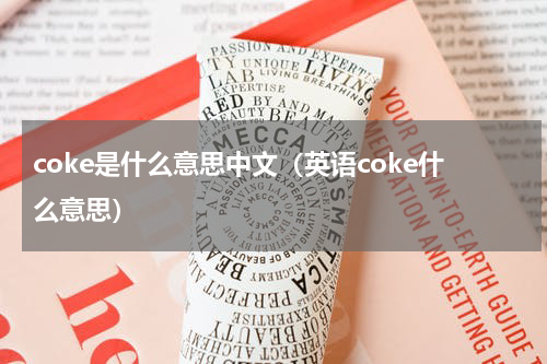 coke是什么意思中文（英语coke什么意思）