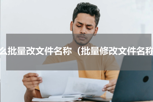 怎么批量改文件名称（批量修改文件名称）