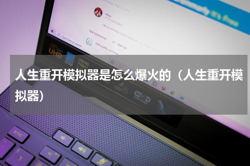 人生重开模拟器是怎么爆火的（人生重开模拟器）