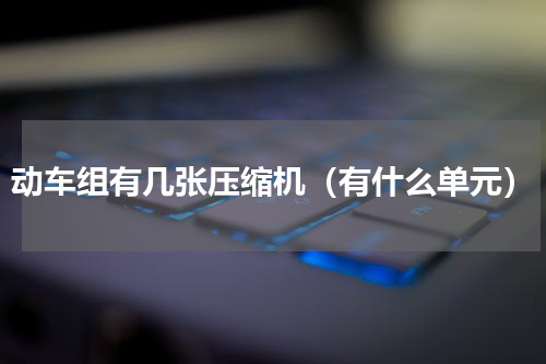 动车组有几张压缩机（有什么单元）