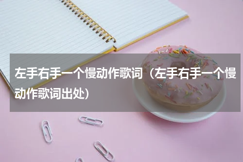 左手右手一个慢动作歌词（左手右手一个慢动作歌词出处）