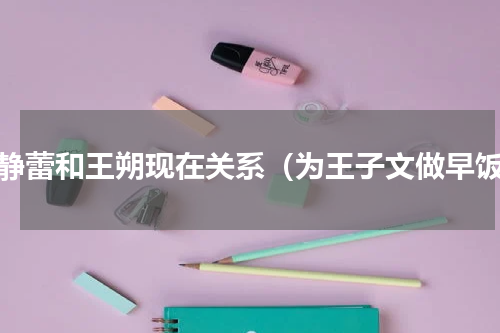 徐静蕾和王朔现在关系（为王子文做早饭）
