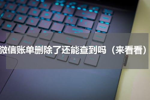 微信账单删除了还能查到吗（来看看）