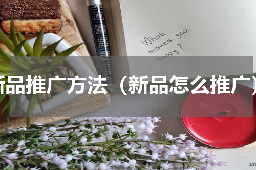 新品推广方法（新品怎么推广）