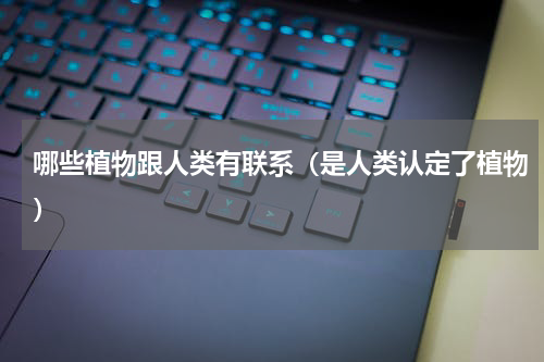 哪些植物跟人类有联系（是人类认定了植物）