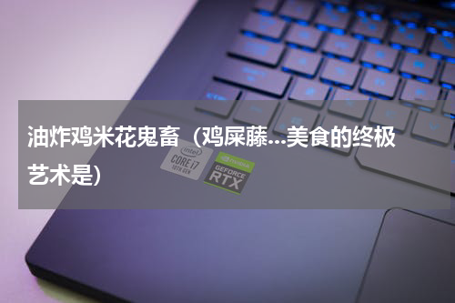油炸鸡米花鬼畜（鸡屎藤...美食的终极艺术是）