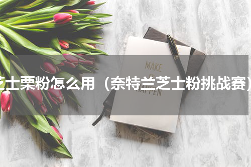 芝士栗粉怎么用（奈特兰芝士粉挑战赛）