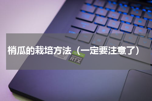 梢瓜的栽培方法（一定要注意了）