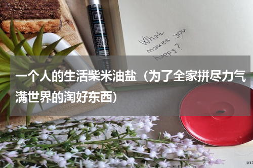 一个人的生活柴米油盐（为了全家拼尽力气满世界的淘好东西）