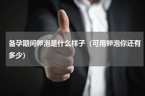 备孕期间卵泡是什么样子（可用卵泡你还有多少）