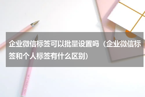 企业微信标签可以批量设置吗（企业微信标签和个人标签有什么区别）