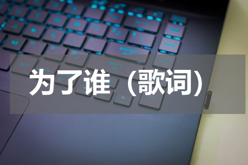 为了谁（歌词）