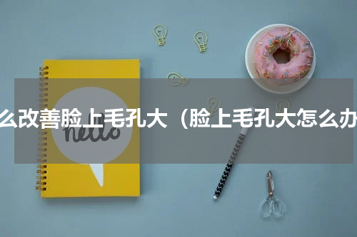 怎么改善脸上毛孔大（脸上毛孔大怎么办）