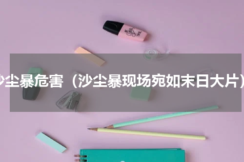 沙尘暴危害（沙尘暴现场宛如末日大片）