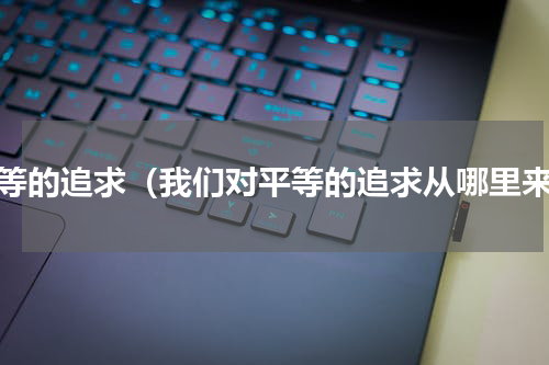 平等的追求（我们对平等的追求从哪里来）