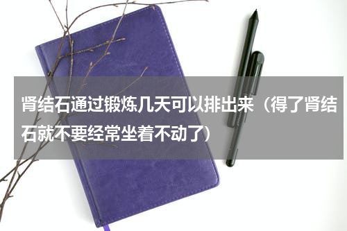 肾结石通过锻炼几天可以排出来（得了肾结石就不要经常坐着不动了）