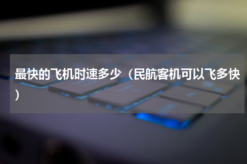 最快的飞机时速多少（民航客机可以飞多快）