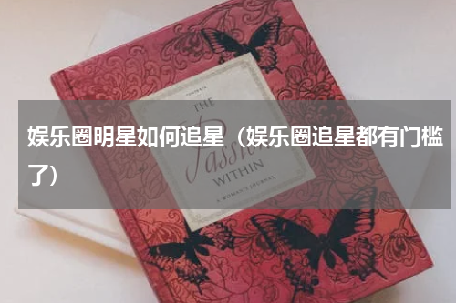 娱乐圈明星如何追星（娱乐圈追星都有门槛了）