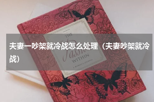 夫妻一吵架就冷战怎么处理（夫妻吵架就冷战）
