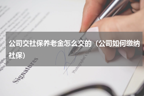 公司交社保养老金怎么交的（公司如何缴纳社保）