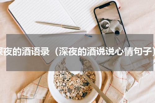 深夜的酒语录（深夜的酒说说心情句子）