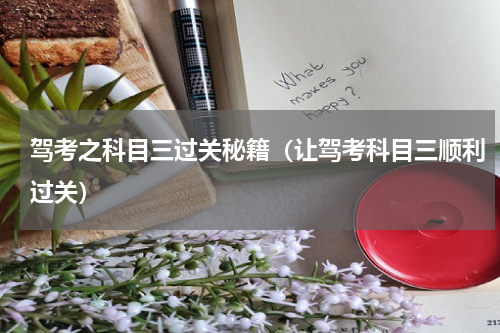 驾考之科目三过关秘籍（让驾考科目三顺利过关）