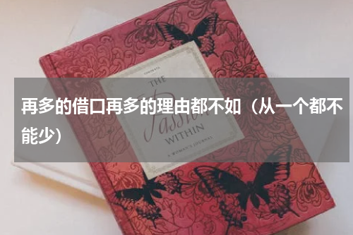 再多的借口再多的理由都不如（从一个都不能少）