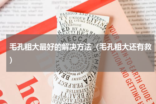 毛孔粗大最好的解决方法（毛孔粗大还有救）