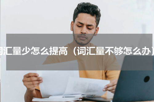 词汇量少怎么提高（词汇量不够怎么办）
