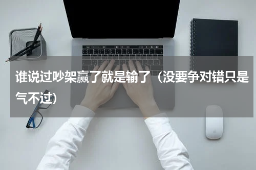 谁说过吵架赢了就是输了（没要争对错只是气不过）