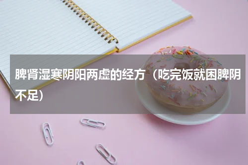 脾肾湿寒阴阳两虚的经方（吃完饭就困脾阴不足）