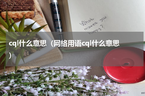 cql什么意思（网络用语cql什么意思）