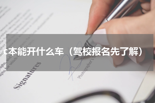 c本能开什么车（驾校报名先了解）