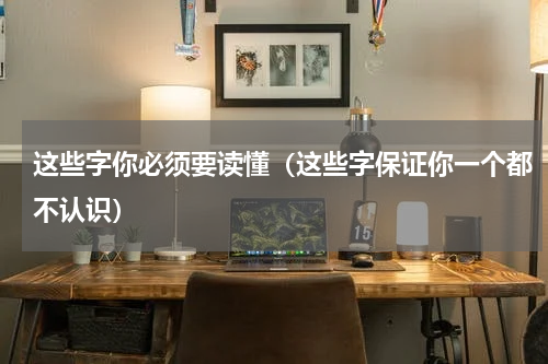 这些字你必须要读懂（这些字保证你一个都不认识）