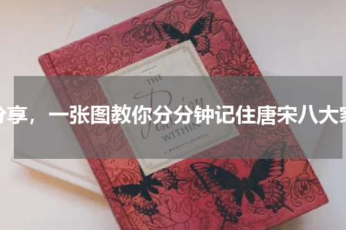 分享，一张图教你分分钟记住唐宋八大家