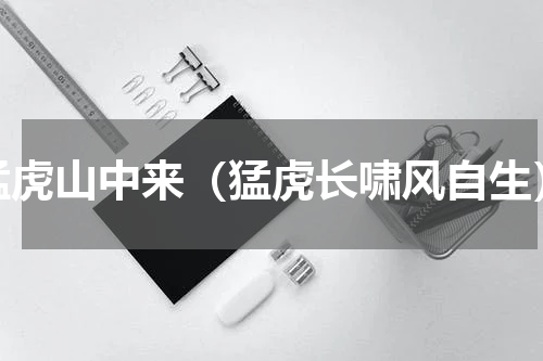 猛虎山中来（猛虎长啸风自生）
