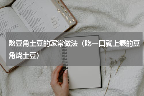 熬豆角土豆的家常做法（吃一口就上瘾的豆角烧土豆）
