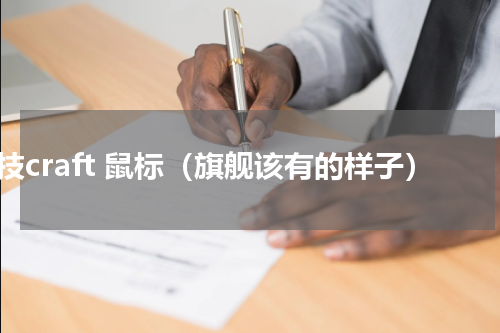 罗技craft 鼠标（旗舰该有的样子）