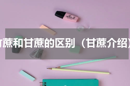 竹蔗和甘蔗的区别（甘蔗介绍）