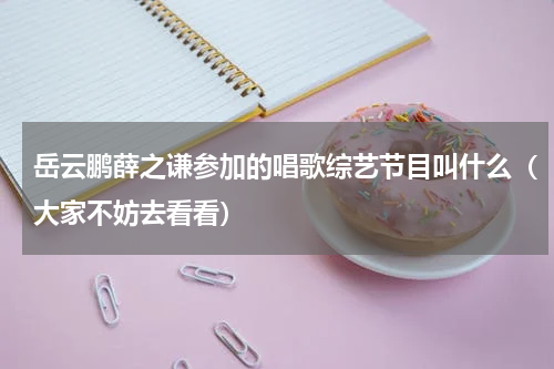 岳云鹏薛之谦参加的唱歌综艺节目叫什么（大家不妨去看看）