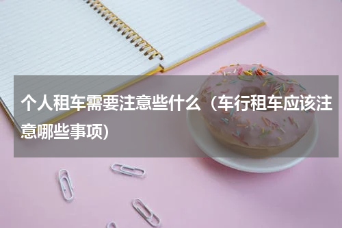 个人租车需要注意些什么（车行租车应该注意哪些事项）